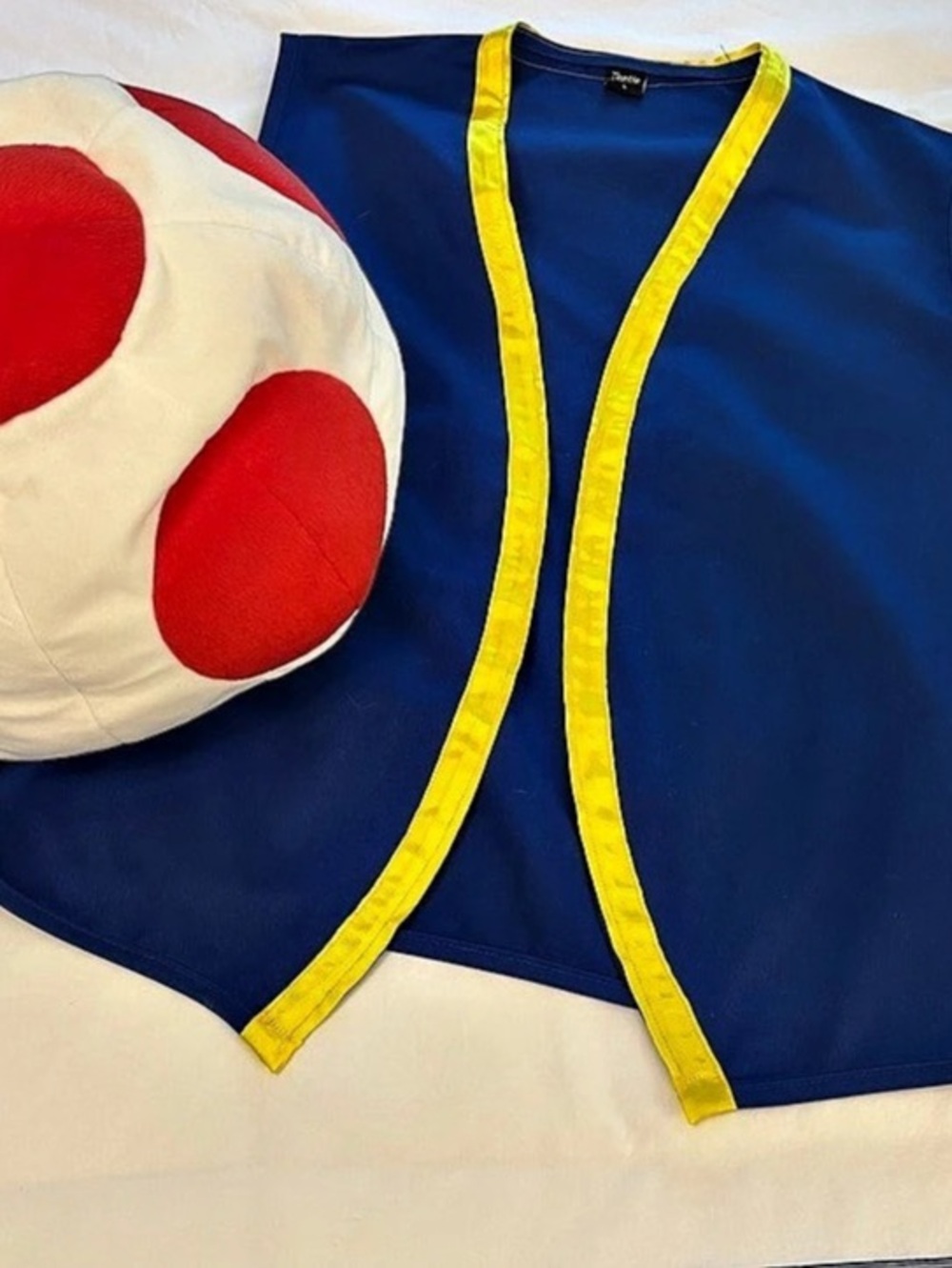 Super Mario Bros. Toad Costume Unisex Adult Large